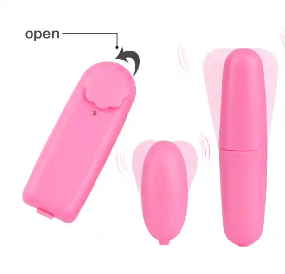 Huevo Vibrador Doble Bala Estimulacion Sexual Y Corporal