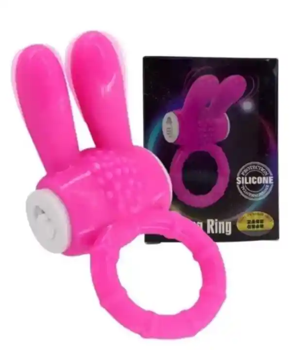 Anillo Vibrador Pene Conejo Estimulador Clitorial