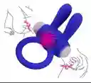 Anillo Vibrador Pene Conejo Estimulador Clitorial