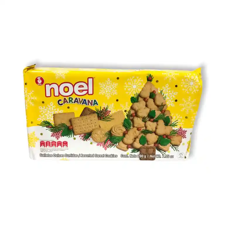 Galleta Noel Navidad Caravana Caja X 200g