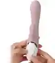 Vibrador Doble Estimulación Any 19cm Recargable Shequ