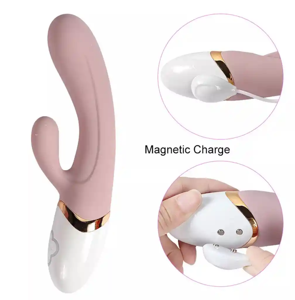 Vibrador Doble Estimulación Any 19cm Recargable Shequ