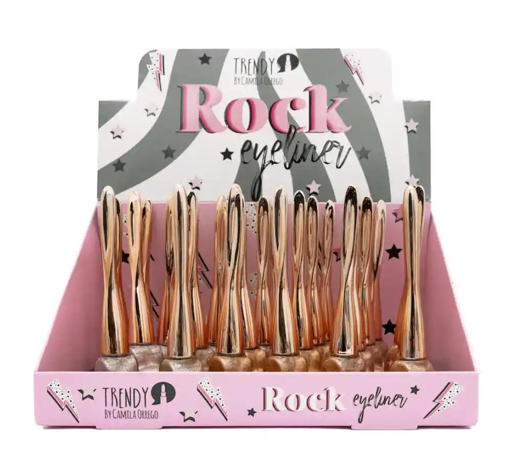 Delineador De Glitter Rock Ref Drt1329 Trendy