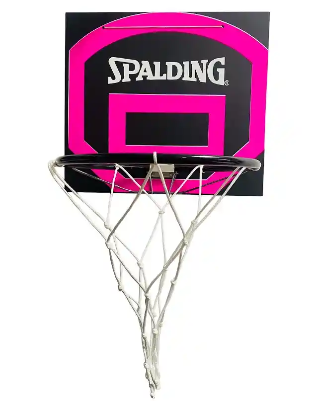 Tablero De Baloncesto + Aro + Malla + Pelota Golty En Caucho Fucsia