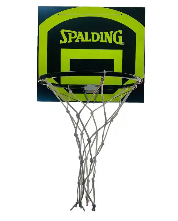 Tablero De Baloncesto + Aro + Malla + Pelota Golty En Caucho Neon