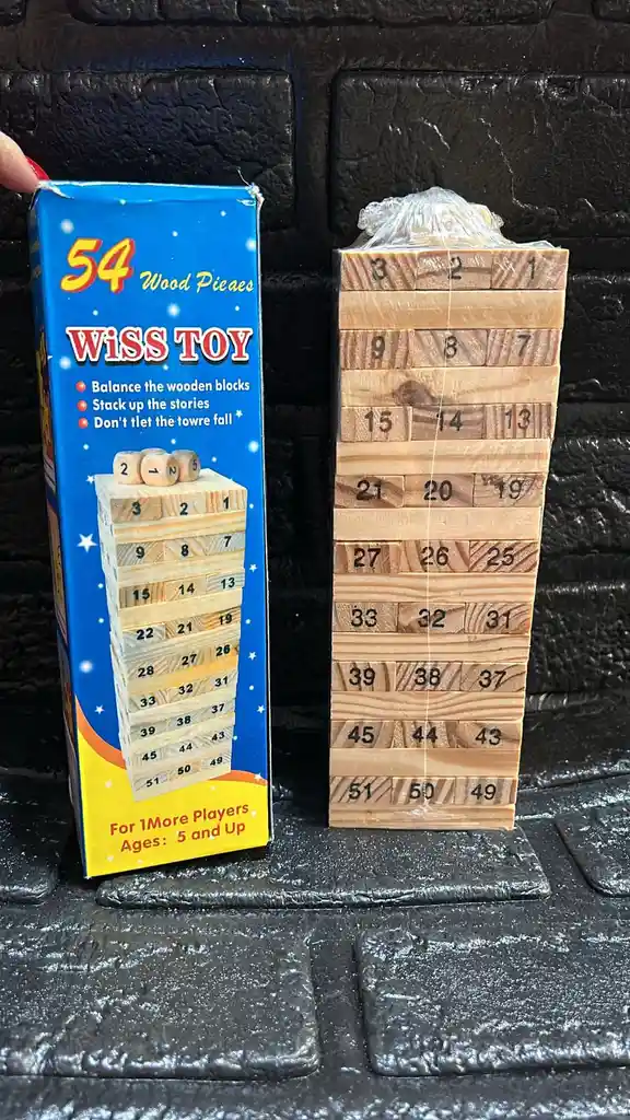 Jenga Mediano 54 Piezas 19cm