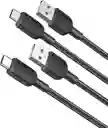 Cable De Carga Anker X2 Trenzado Usb-a A Usb-c 1m Cert Apple