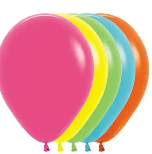 Globo Bombas R-12 Fashion Colores Surtidos X12 Unds Sempertex