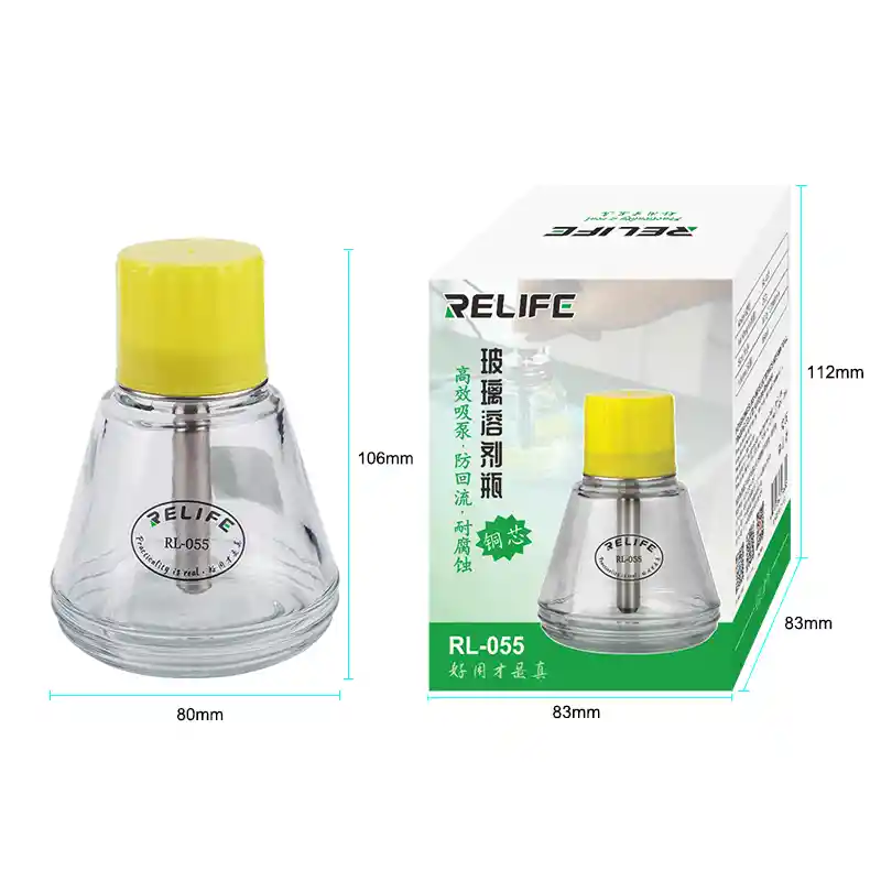 Botella De Vidrio Con Núcleo De Cobre Relife Rl-055