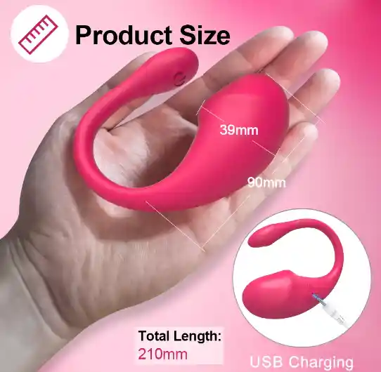 Vibrador App Lover, Juguete Larga Distancia Y Bluetooth, Vibrador Aplicacion Tipo Lush