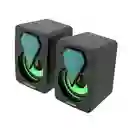 Parlante Altavoz De Escritorio Rgb Para Pc