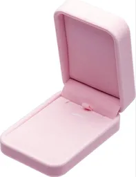 Estuche De Lujo Para Joyas 10cmx7cm En Terciopelo Rosado