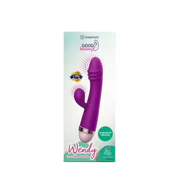 Vibrador Doble Wendy Morado