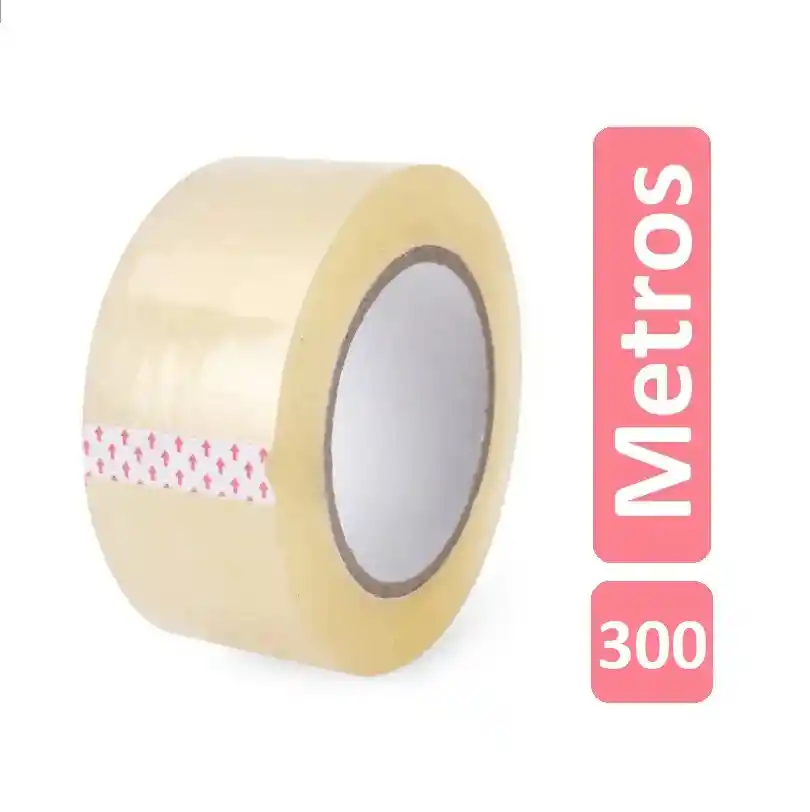 Cinta Transparente Gruesa 300 Metros Yardas Ancha Adhesiva Pegante Tape
