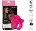 Calexotics Anilli En Silicona Recargable Doble Mariposa Pene Anillo Vibrador Hombres