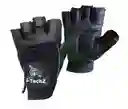 Guantes Para Pesas Cuero Talla: M Gimnasio Bicicleta Para Caballero - Negro - Forza