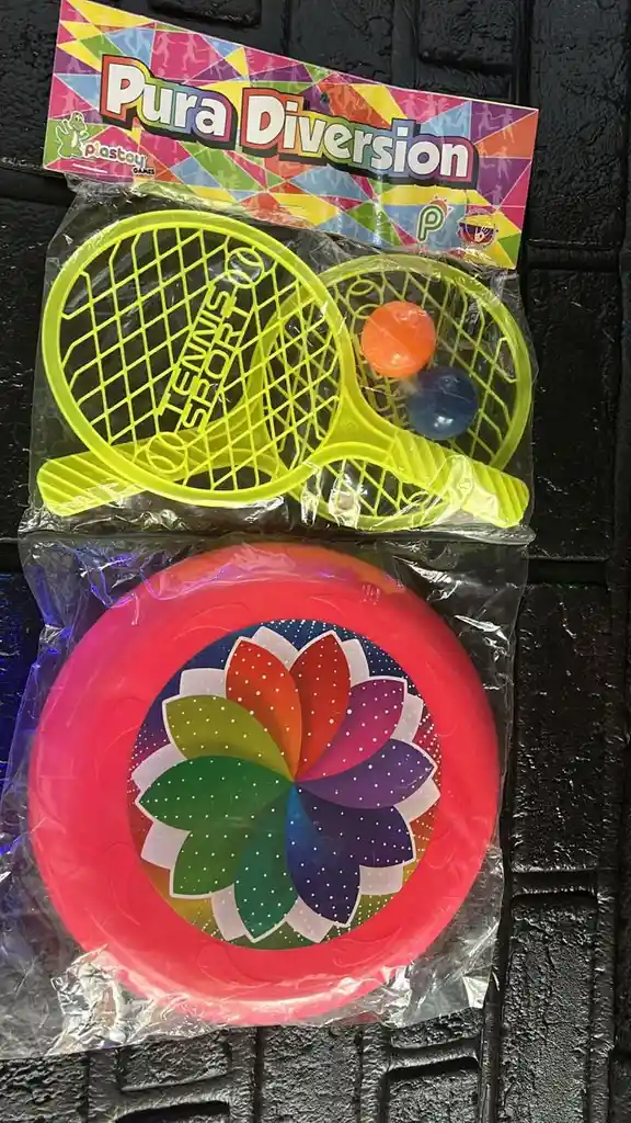 Frisbee + Raquetas + Pelota De Ping Pong 3874