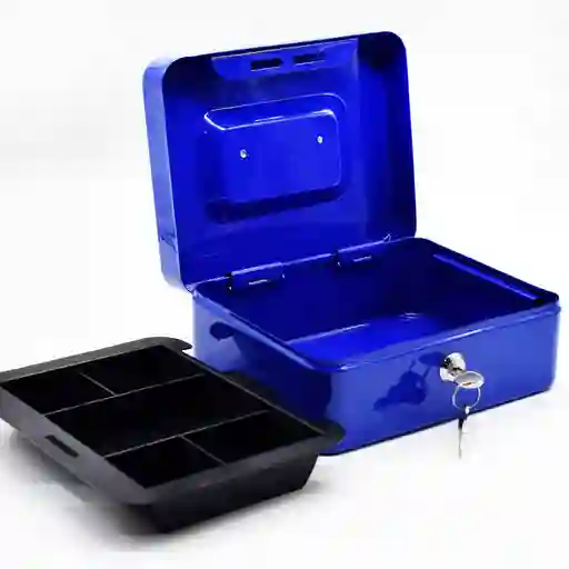 Caja De Seguridad O Caja Menor Metálica Con Llave - 8 Pulgadas