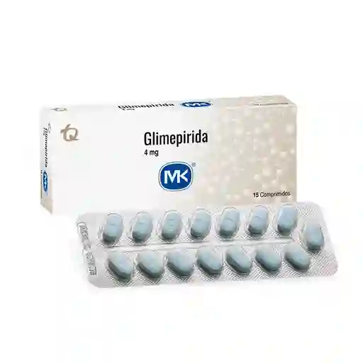 Glimepirida Mk 4mg Sobre X 15 Comprimidos