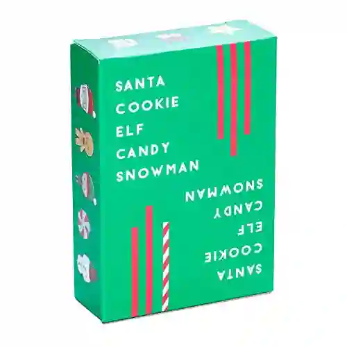 Cartas Taco Edición Navideña Santa Cookie Elf Candy Snowman