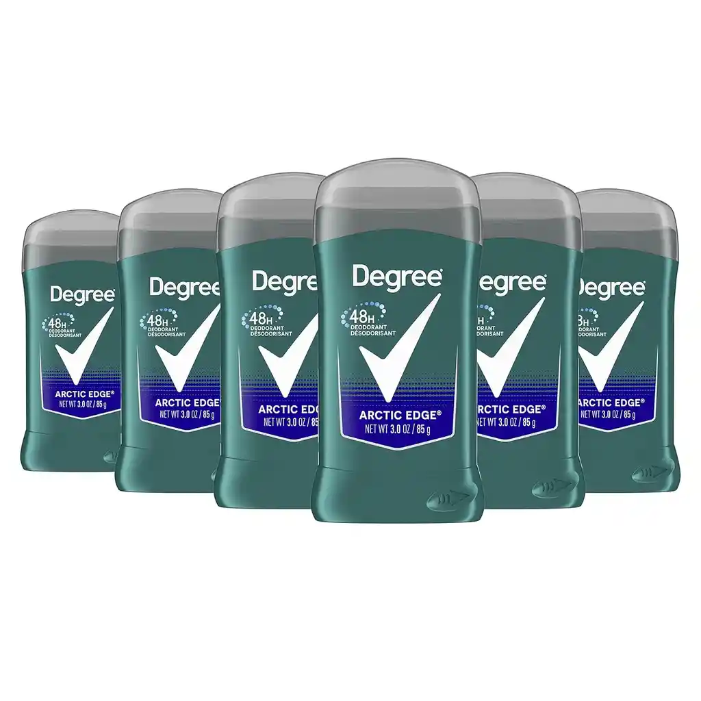 Degree Mens Desodorante Antitranspirante En Gel Arctic Edge Protección 48h 3 Oz (85g)