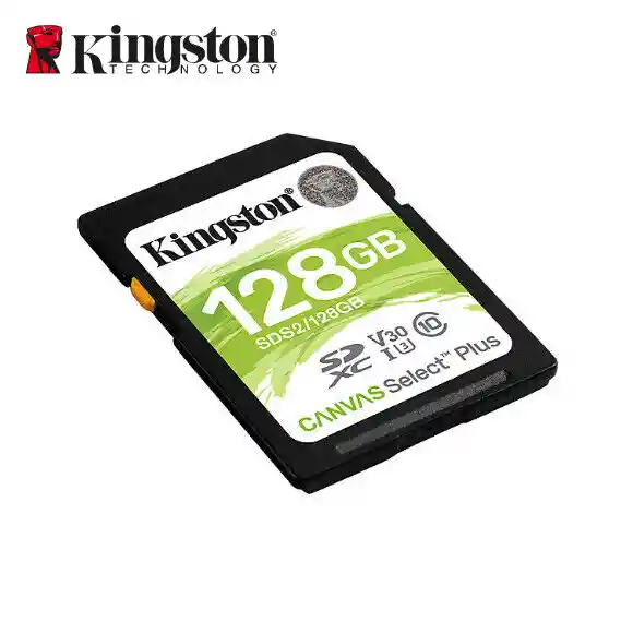 Tarjeta De Memoria Kingston Sds2 128 Gb Canvas Select Plus Sdxc Clase 10