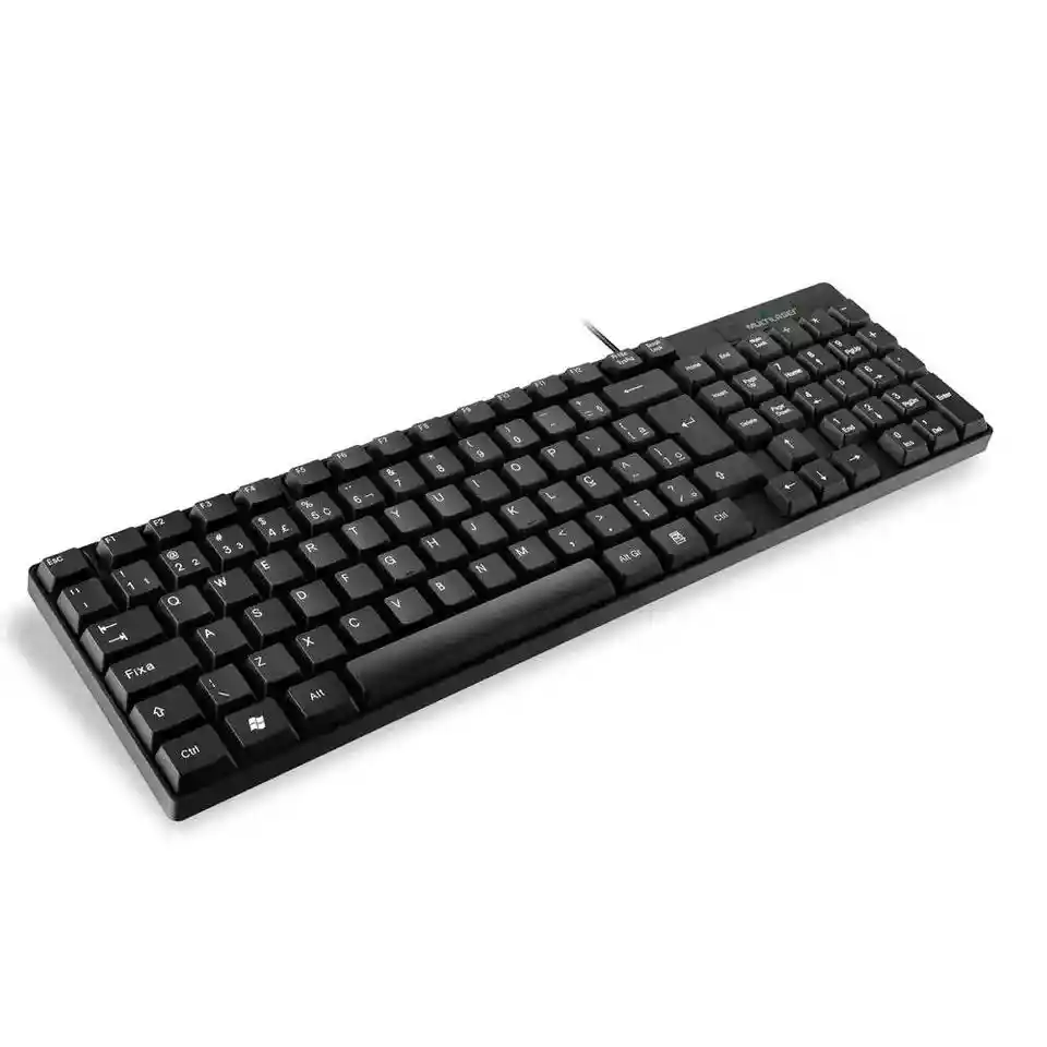 Teclado Basico Usb Tecla Ñ Negro En Español Multilaser Tc501