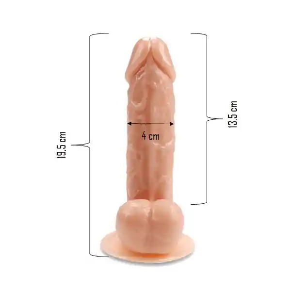 Dildo Realista Artur 19.5 Cm