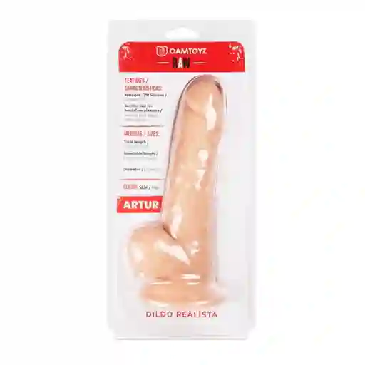 Dildo Realista Artur 19.5 Cm