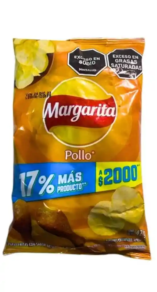 Papas Margarita Pollo 42 G