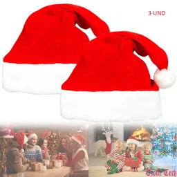 1 Gorro Navideño Santa Claus Novena Aguinaldos Coro Papa Noel Villancico