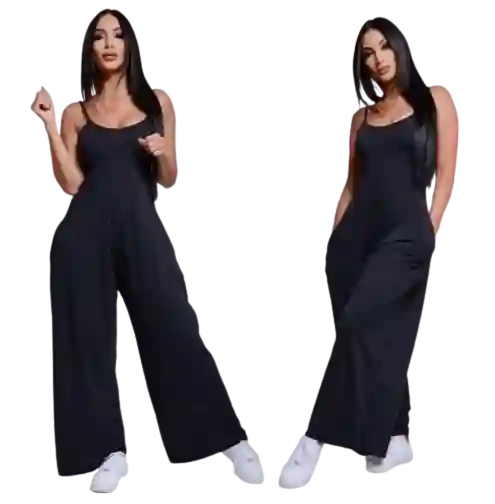 Enterizo Largo Estilo Aladino - Negro