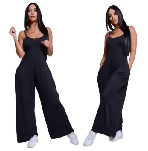 Enterizo Largo Estilo Aladino - Negro