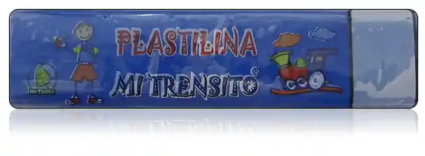 Plastilina Azul Rey En Barra 55 Gr Mi Trensito