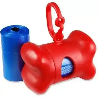 Huesito Porta Bolsitas Higiénicas Para Perros+ Repuesto Np-b768