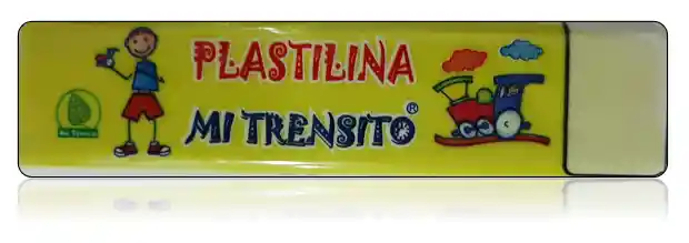 Plastilina Amarilla En Barra 55 Gr Mi Trensito