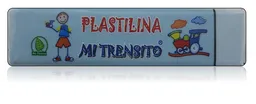 Azul Claro Plastilina En Barra 55 Gr Mi Trencito