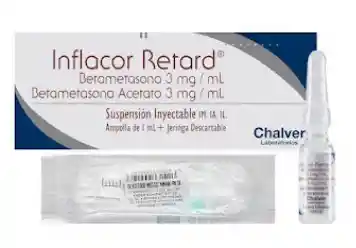 Inflacor Retard Suspension Inyectable (3 Mg/ 3 Mg)