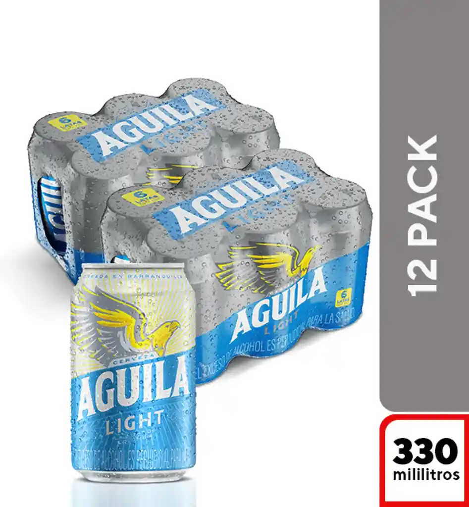 Aguila Light Cerveza X12