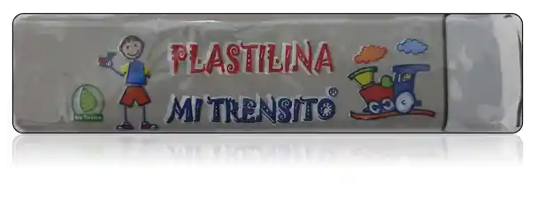 Plastilina Gris En Barra 55 Gr Mi Trensito