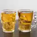 Vaso Cervecero Calavera X2 Uds.