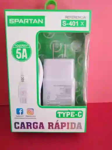 Cargador Carga Rapida Tipo C 5 Amp