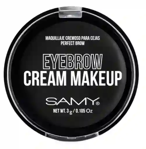 Maquillaje Cremoso Para Cejas Negro Samy