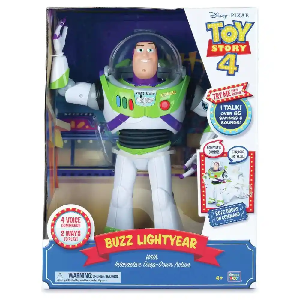 Toy Story 4 Buzz Light Year Especial Interactivo