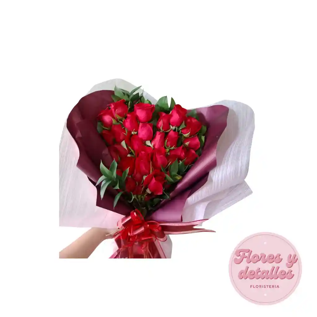 Rosas Rojas Corazón San Valentin