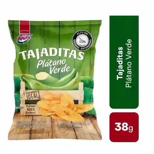 Tajaditas Plátano Verde Super Ricas 38g