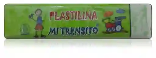 Plastilina Verde Limon En Barra 55 Gr Mi Trensito