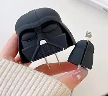 Kit Protector Funda Star Wars Forro Cargador Iphone 20w