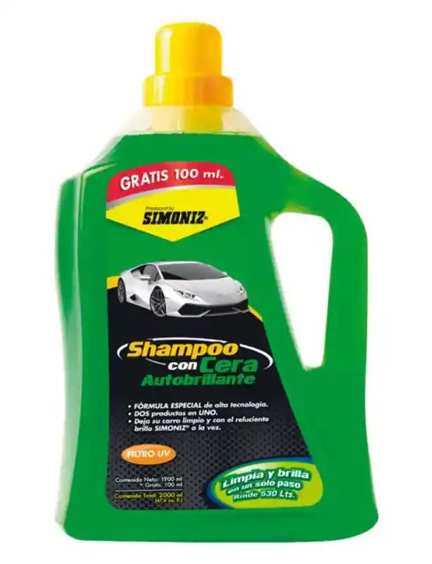 Simoniz Shampoo Con Cera 2000ml