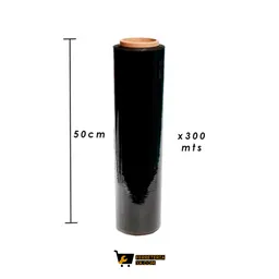 Vinipel Negro Stretch 50cm X 300mts